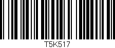 Código de barras (EAN, GTIN, SKU, ISBN): 'T5K517'