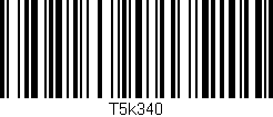 Código de barras (EAN, GTIN, SKU, ISBN): 'T5k340'