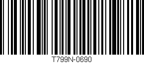 Código de barras (EAN, GTIN, SKU, ISBN): 'T799N-0690'
