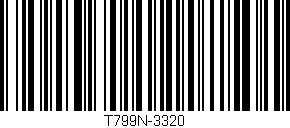 Código de barras (EAN, GTIN, SKU, ISBN): 'T799N-3320'