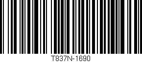 Código de barras (EAN, GTIN, SKU, ISBN): 'T837N-1690'