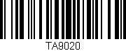 Código de barras (EAN, GTIN, SKU, ISBN): 'TA9020'