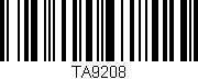 Código de barras (EAN, GTIN, SKU, ISBN): 'TA9208'