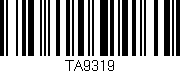 Código de barras (EAN, GTIN, SKU, ISBN): 'TA9319'
