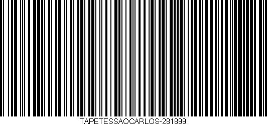 Código de barras (EAN, GTIN, SKU, ISBN): 'TAPETESSAOCARLOS-281899'