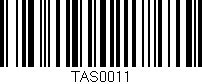 Código de barras (EAN, GTIN, SKU, ISBN): 'TAS0011'