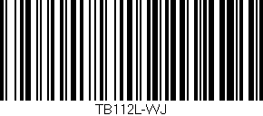 Código de barras (EAN, GTIN, SKU, ISBN): 'TB112L-WJ'