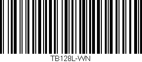 Código de barras (EAN, GTIN, SKU, ISBN): 'TB128L-WN'