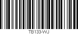 Código de barras (EAN, GTIN, SKU, ISBN): 'TB133-WJ'