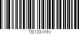 Código de barras (EAN, GTIN, SKU, ISBN): 'TB133-WN'
