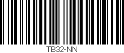 Código de barras (EAN, GTIN, SKU, ISBN): 'TB32-NN'