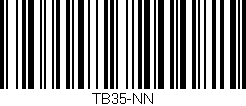 Código de barras (EAN, GTIN, SKU, ISBN): 'TB35-NN'