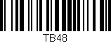 Código de barras (EAN, GTIN, SKU, ISBN): 'TB48'