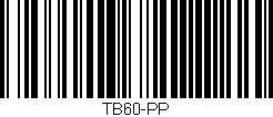 Código de barras (EAN, GTIN, SKU, ISBN): 'TB60-PP'