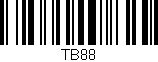 Código de barras (EAN, GTIN, SKU, ISBN): 'TB88'