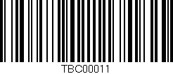 Código de barras (EAN, GTIN, SKU, ISBN): 'TBC00011'