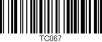 Código de barras (EAN, GTIN, SKU, ISBN): 'TC067'