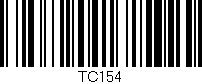 Código de barras (EAN, GTIN, SKU, ISBN): 'TC154'
