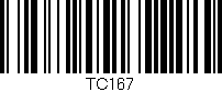 Código de barras (EAN, GTIN, SKU, ISBN): 'TC167'