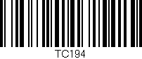 Código de barras (EAN, GTIN, SKU, ISBN): 'TC194'