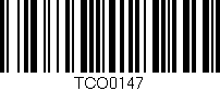 Código de barras (EAN, GTIN, SKU, ISBN): 'TCO0147'