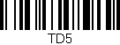 Código de barras (EAN, GTIN, SKU, ISBN): 'TD5'