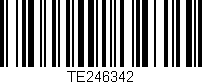 Código de barras (EAN, GTIN, SKU, ISBN): 'TE246342'