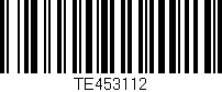 Código de barras (EAN, GTIN, SKU, ISBN): 'TE453112'
