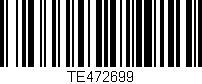 Código de barras (EAN, GTIN, SKU, ISBN): 'TE472699'