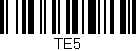 Código de barras (EAN, GTIN, SKU, ISBN): 'TE5'