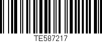Código de barras (EAN, GTIN, SKU, ISBN): 'TE587217'