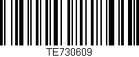 Código de barras (EAN, GTIN, SKU, ISBN): 'TE730609'
