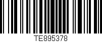 Código de barras (EAN, GTIN, SKU, ISBN): 'TE895378'