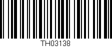 Código de barras (EAN, GTIN, SKU, ISBN): 'TH03138'