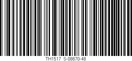 Código de barras (EAN, GTIN, SKU, ISBN): 'TH1517/S-08670-48'