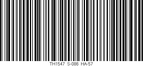 Código de barras (EAN, GTIN, SKU, ISBN): 'TH1547/S-086/HA-57'
