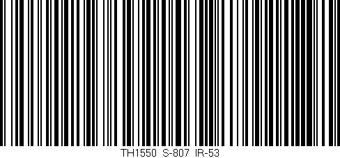 Código de barras (EAN, GTIN, SKU, ISBN): 'TH1550/S-807/IR-53'