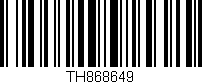 Código de barras (EAN, GTIN, SKU, ISBN): 'TH868649'