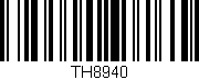 Código de barras (EAN, GTIN, SKU, ISBN): 'TH8940'