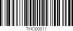 Código de barras (EAN, GTIN, SKU, ISBN): 'THC00011'