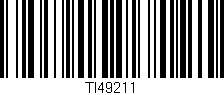 Código de barras (EAN, GTIN, SKU, ISBN): 'TI49211'
