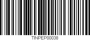 Código de barras (EAN, GTIN, SKU, ISBN): 'TINPEP00038'