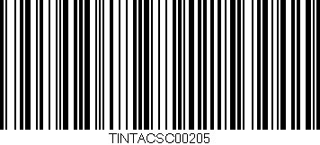 Código de barras (EAN, GTIN, SKU, ISBN): 'TINTACSC00205'