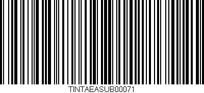 Código de barras (EAN, GTIN, SKU, ISBN): 'TINTAEASUB00071'