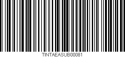 Código de barras (EAN, GTIN, SKU, ISBN): 'TINTAEASUB00081'