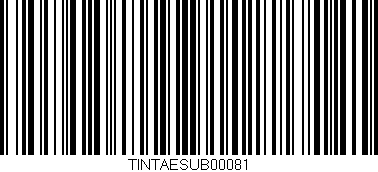 Código de barras (EAN, GTIN, SKU, ISBN): 'TINTAESUB00081'