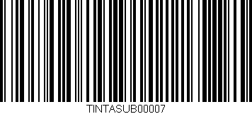 Código de barras (EAN, GTIN, SKU, ISBN): 'TINTASUB00007'