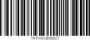 Código de barras (EAN, GTIN, SKU, ISBN): 'TINTASUB00027'