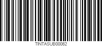 Código de barras (EAN, GTIN, SKU, ISBN): 'TINTASUB00062'