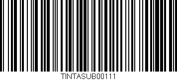 Código de barras (EAN, GTIN, SKU, ISBN): 'TINTASUB00111'